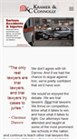 Mobile Screenshot of kramerslaw.com