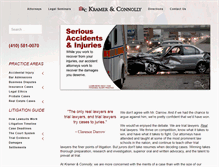 Tablet Screenshot of kramerslaw.com